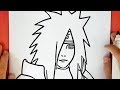 Como desenhar o madara uchiha do naruto