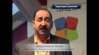 Интервью председателя Партнерства Фондов местных сообществ Б.А. Цирульникова