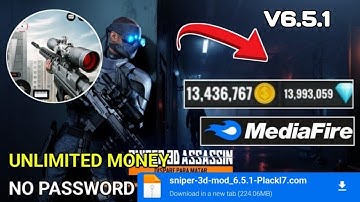 Sniper 3D Mod Apk v6.5.1 Terbaru 2025 Unlimited Money - Game Android Sniper Terbaik Graphics HD