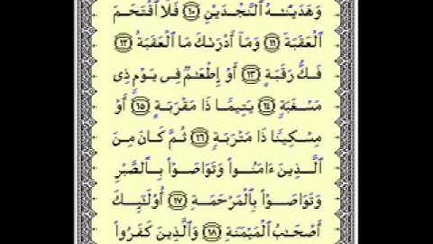 سورة البلد بصوت القارئ محمد ايوب .,
