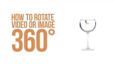 How to rotate video or image by 360 degrees