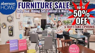 FURNITURE Sale up to 50% | BUY 1 TAKE 1 Promo (Bed, Sofa, Dining Set, Cabinet & More) Complete Tour
