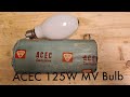 Very Rare And Old Mercury Vapour Bulb!