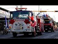 Realizan desfile de comparsas y camiones de Bomberos por la Paz en el Distrito II de Managua
