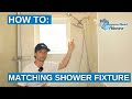 How to update a shower with new and matching fixtures  installation  diy