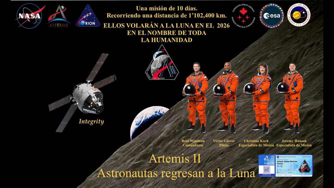 Artemis II Viajando y viviendo en la nave espacial Orion
