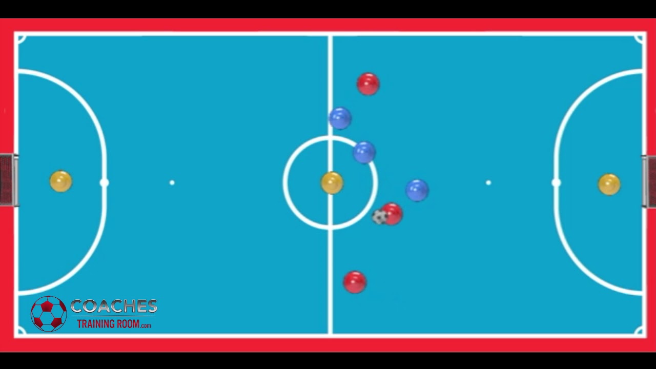 Futsal Session Drill Possession With A Purpose Coaches Training Room coaches rising