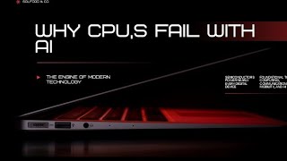 Why AI uses GPU, s for efficient work and why CPU, s don't perfectly good for it
