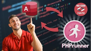 Microsoft Access and PHPrunner interfaces, menu and functionalities comparison. Side by side