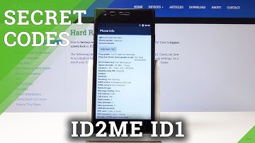 Secret Codes ID2ME ID1 - Testing Menu / Secret Options