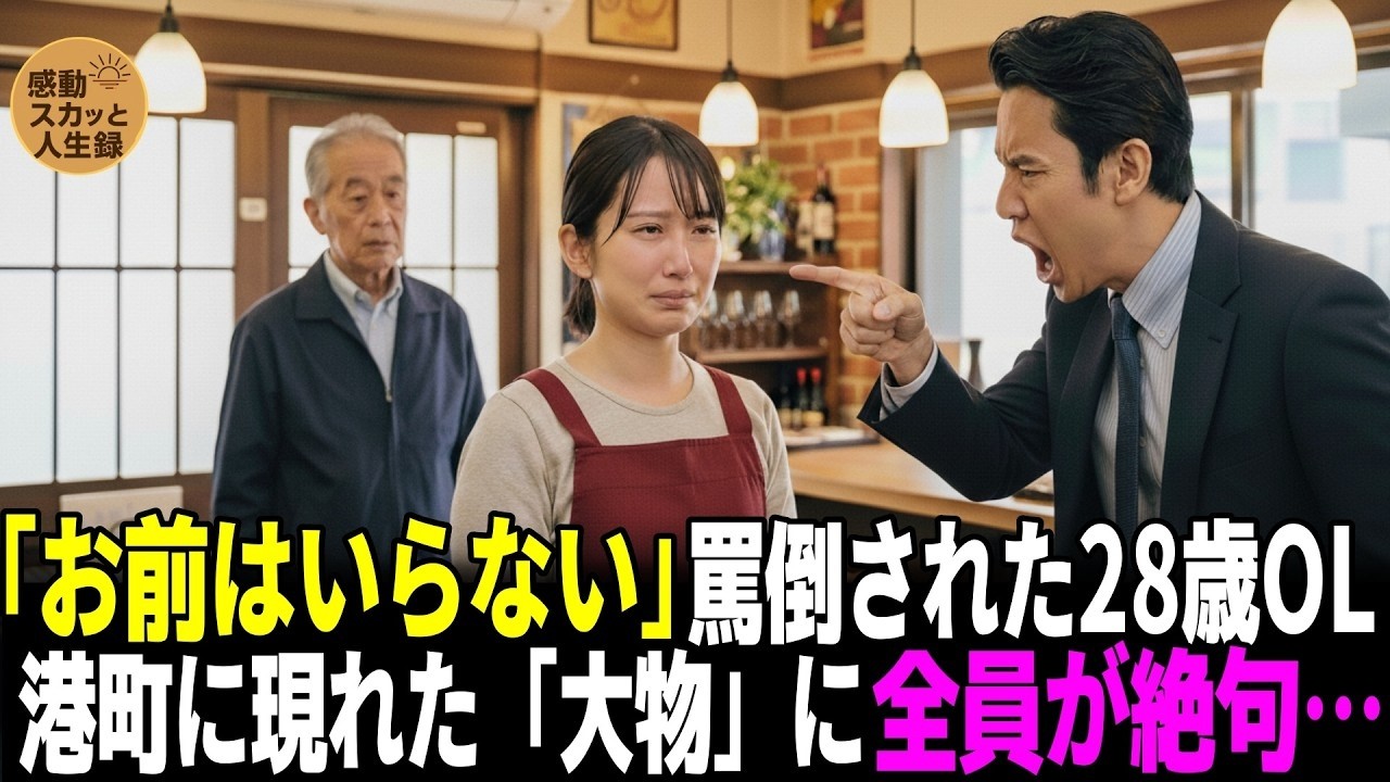 「お前はいらない」罵倒された28歳OL―港町に現れた“大物”の正体に、全員が絶句