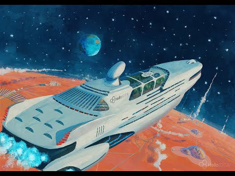 Mars Illustration Parallax