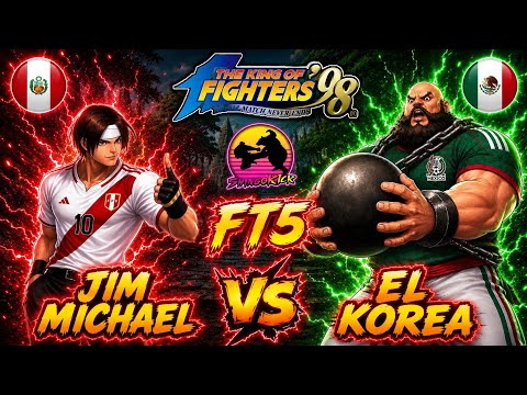 🔥Despertaron a la BESTIA👺🔥🇵🇪Jim Michael🇵🇪🆚 🇲🇽KRU-El-Korea🇲🇽 FT5 #kof98 