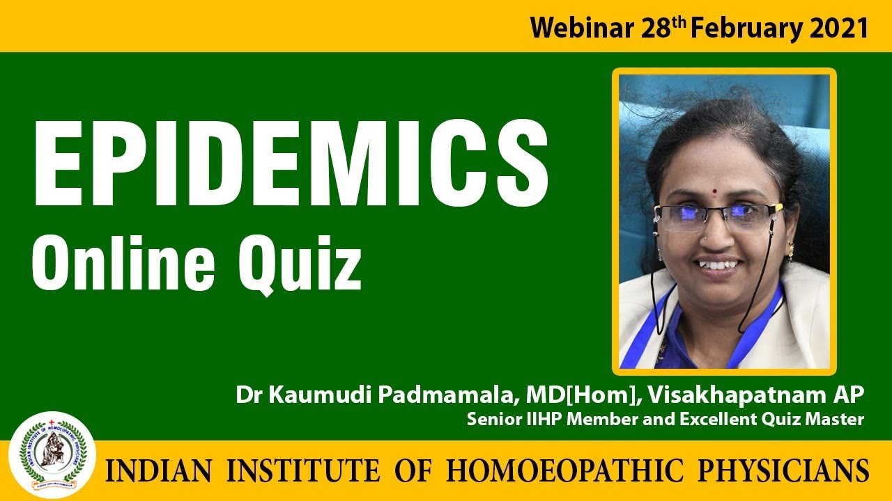 IIHP QUIZ on Epidemics