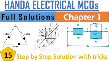 Chap 1 | Part 15 | Handa Mcqs solution | GATE MCQS | NTS,PTS,NTDC,WAPDA SSC JE,PIEAS,NESCOM,PNRA,KRL