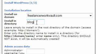 How To Install Wordpress Using Fantastico