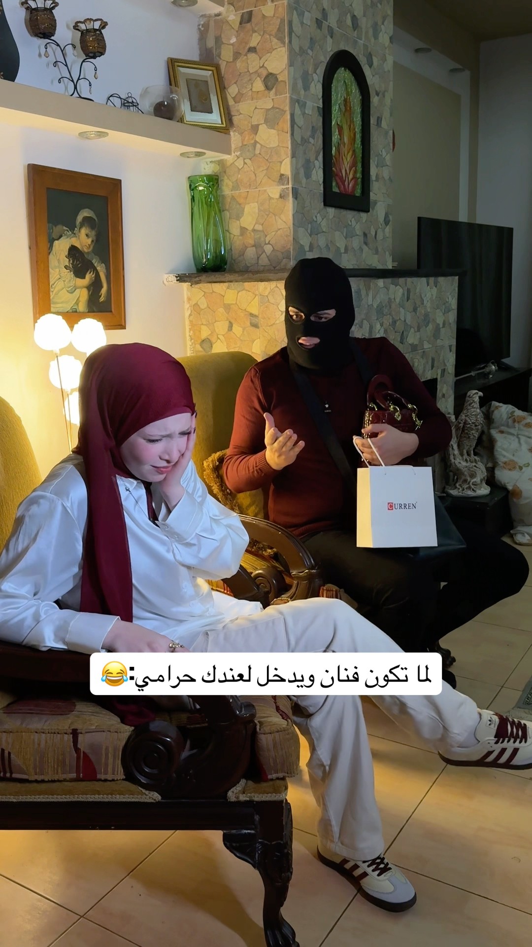 حرامي دخل على بيتنا باليل:?