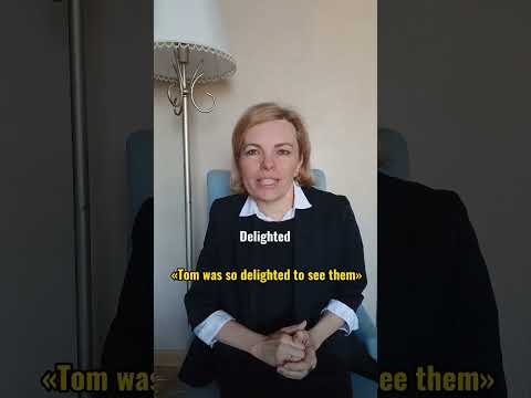 не говорите 'I am happy!' используйте синонимы: glad, delighted, pleased.
