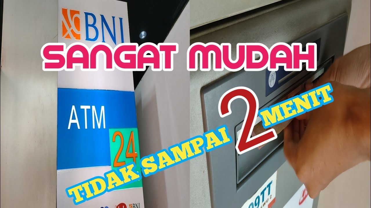 Tutorial Cara Mengambil Uang di ATM BNI Syariah 