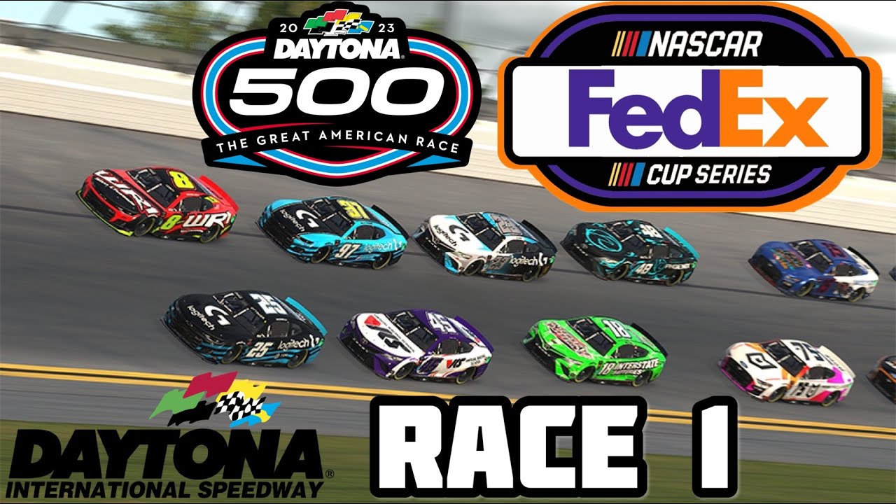 NASCAR iRacing FedEx Cup Series S1 Daytona 500 LIVE
