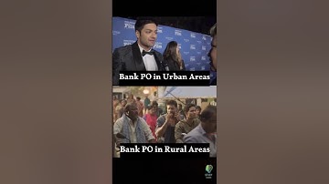 Bank PO Urban vs Rural Areas 🤣 | IBPS PO Notification 2025 | #viral  #bankpo #sbipo #ibpspo #shorts