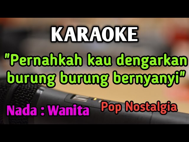 TANGAN TAK SAMPAI - KARAOKE || NADA WANITA CEWEK || Pop Nostalgia || Christine Panjaitan class=