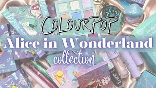 ColourPop + ALICE IN WONDERLAND Collection | Close Ups, Swatches + A Few Palette Comparisons