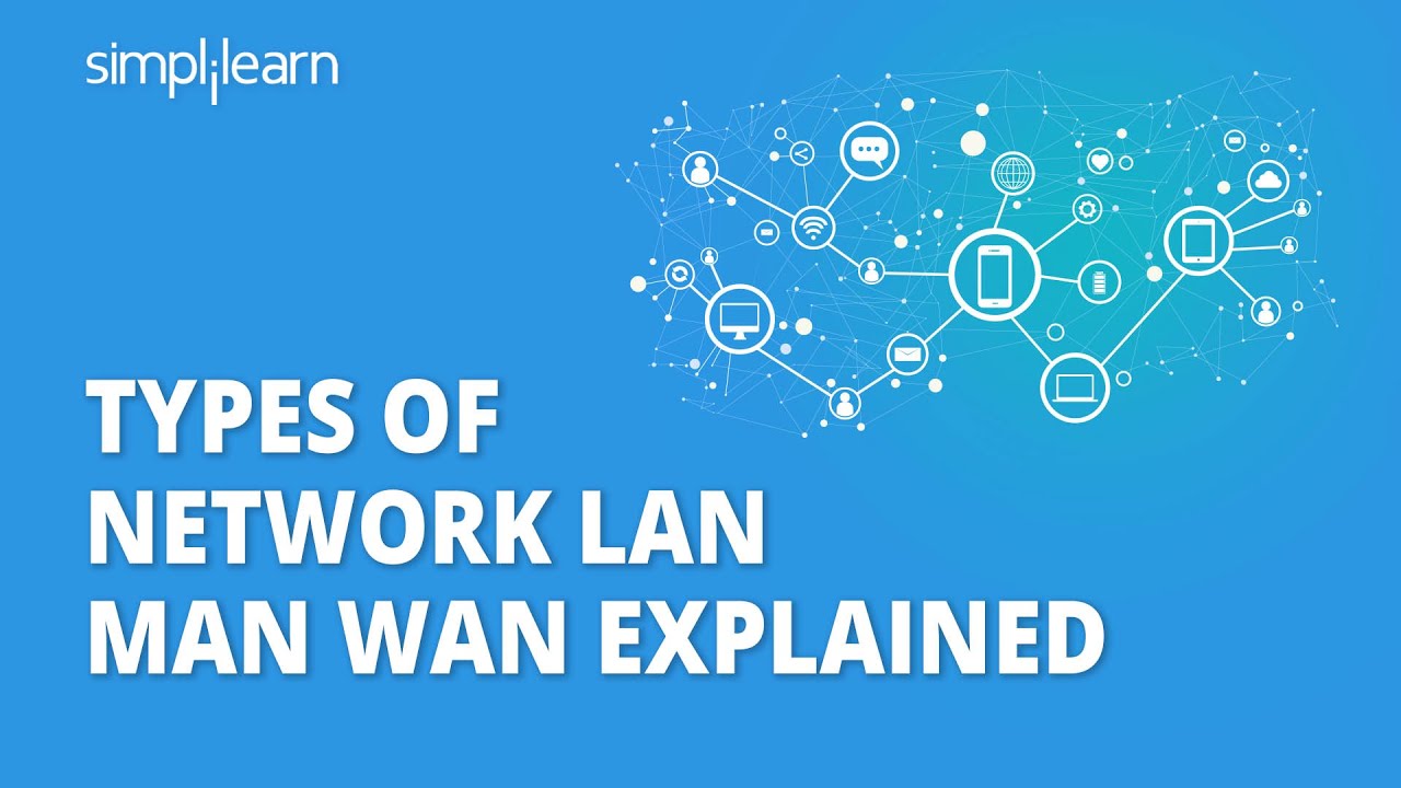 Computer Network  Types of Networks  LAN MAN WAN  Difference Between LAN MAN WAN  Simplilearn