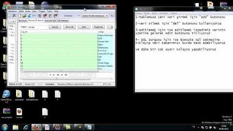 android sqlite manager using