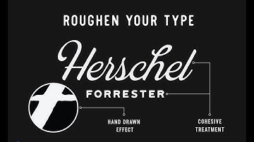 Rough Printed Effect in Adobe Illustrator (Roughen Your Type)