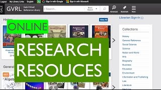 Online Research Resources - Deerfield Library eTutor