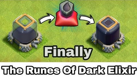 Finally Supercell Teams Brings The Runes Of Dark Elixir