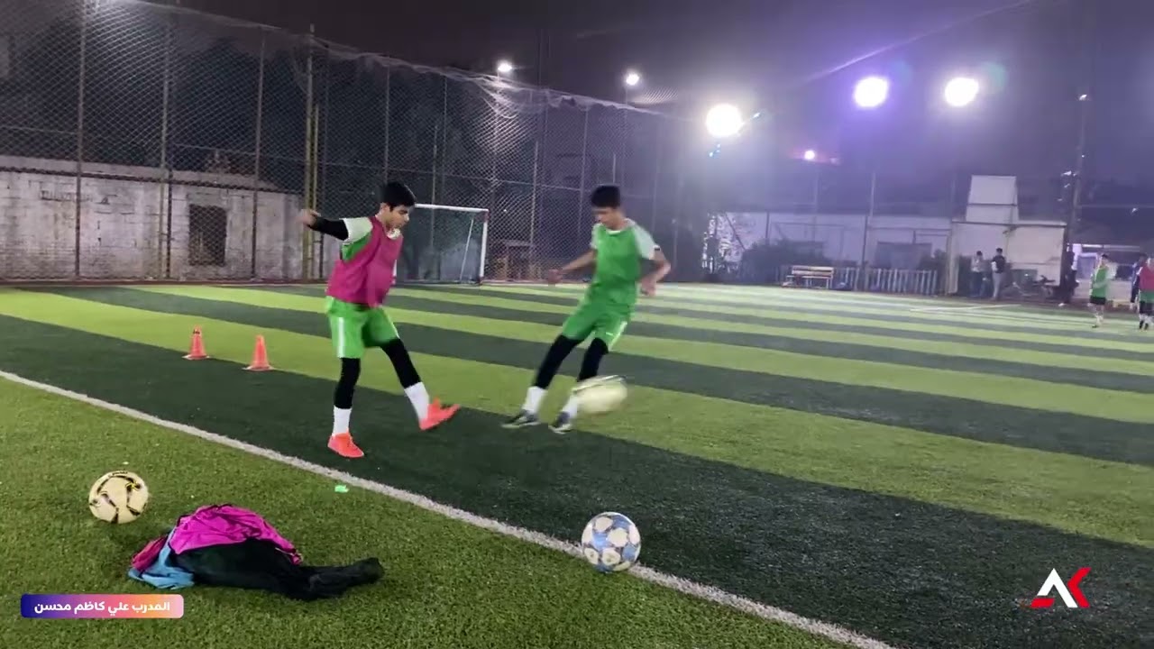 تمرين تنافسي SSG 8vs6+1المدرب علي كاظم محسن 