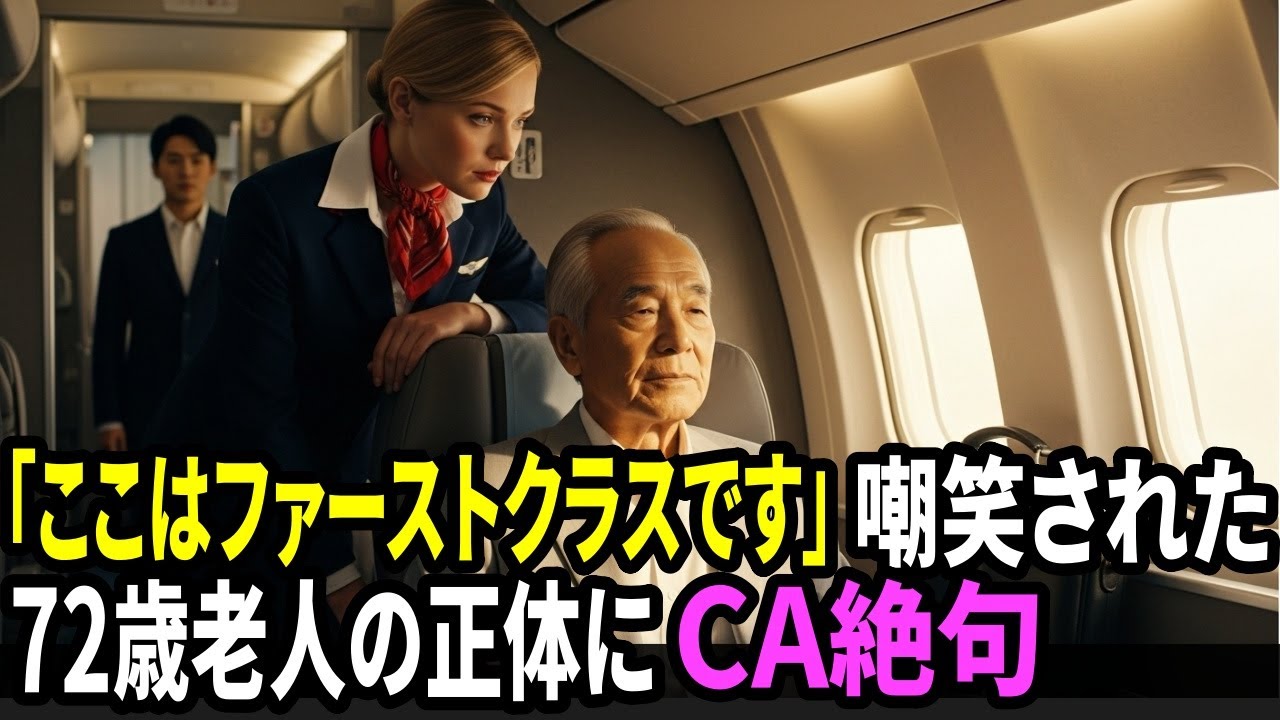 「ここはファーストクラスです」嘲笑された日本人老人――だが着陸後、CAが青ざめた理由とは