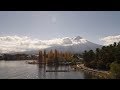 【4K】Mt. Fuji - Walking from Kawaguchiko station to the lake