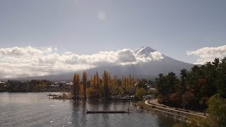 4K・ 【4K】Mt. Fuji - Walking from Kawaguchiko station to the lake