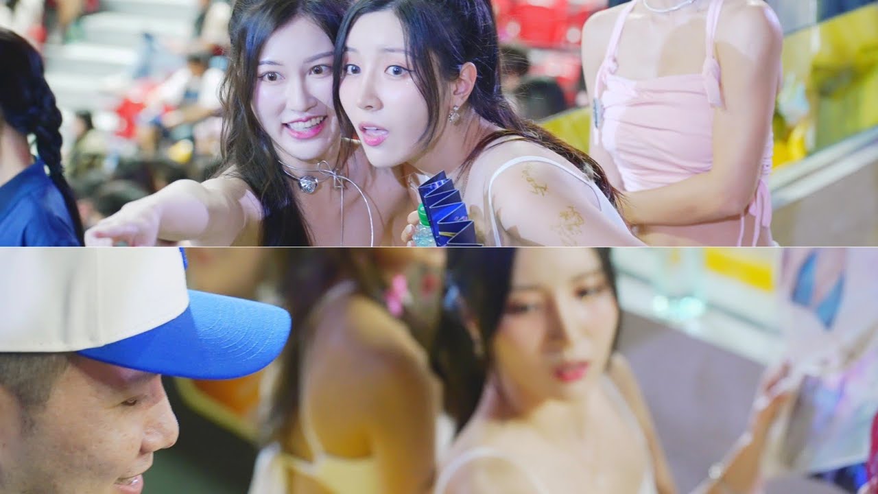 南珉貞 josh《聽到姐夫就知道國師來了~韓國啦啦隊都怕隊友冷會幫加衣服XD~觀察整節我真的覺得他是來找小南的~》20241109 和平籃球館 富邦勇士 fubon angels