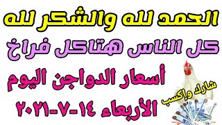 أسعار الدواجن اليوم الأربعاء ١٤-٧-٢٠٢١ جمله وقطاعى فى السوق المحلي فى مصر