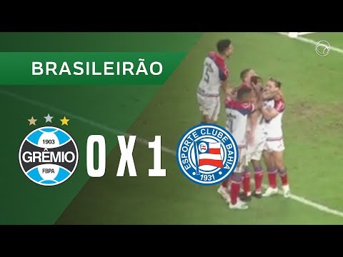 GRÊMIO 0 X 1 BAHIA - GOL - 16/10 - BRASILEIRÃO 2019