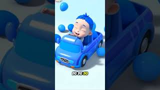 Colourful balloons, pencil and car! #shorts #baby #viral