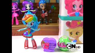 Fizzy Toy Show on CN USA (RARE) MLP Equestria Girls Rocks School (18th August 2011) (Time: 8:30am)