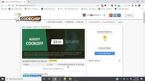 CodeChef August Cook-Off 2020 Screencast + (Most) Solutions | Rank 15