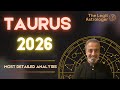 Taurus Zodiac Sign 2026 Predictions Vedic Astrology | Most Detailed Analysis with Two Chapters