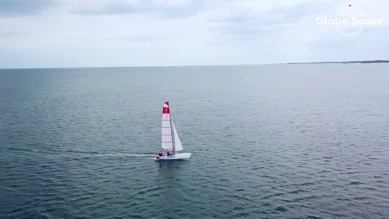 ⁣Team Building GlobeSailor - Raid catamaran en baie de Quiberon