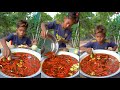 Eating spicy chili hottest around the world