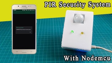 How to make a PIR SECURITY SYSTEM with ESP8266 | Blynk application with PIR SECURITY SYSTEM[Nodemcu]