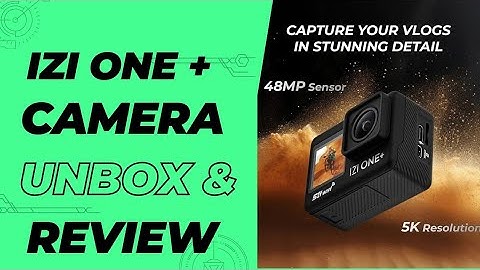 IZI ONE PLUS action camera unboxing and review| Budget action camera under 10000 for moto vlogging