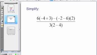 Saxon Pre-Algebra - Lesson 93 - Fraction Bars as Symbols of Inclusion