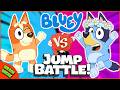 Bluey Jump Battle | Brain Break For Kids | Freeze Dance Challenge | Fun Kids Game