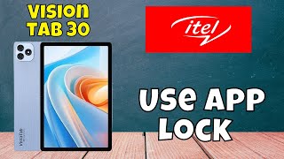 How to Use App Lock itel Vision tab 30 screenshot 2